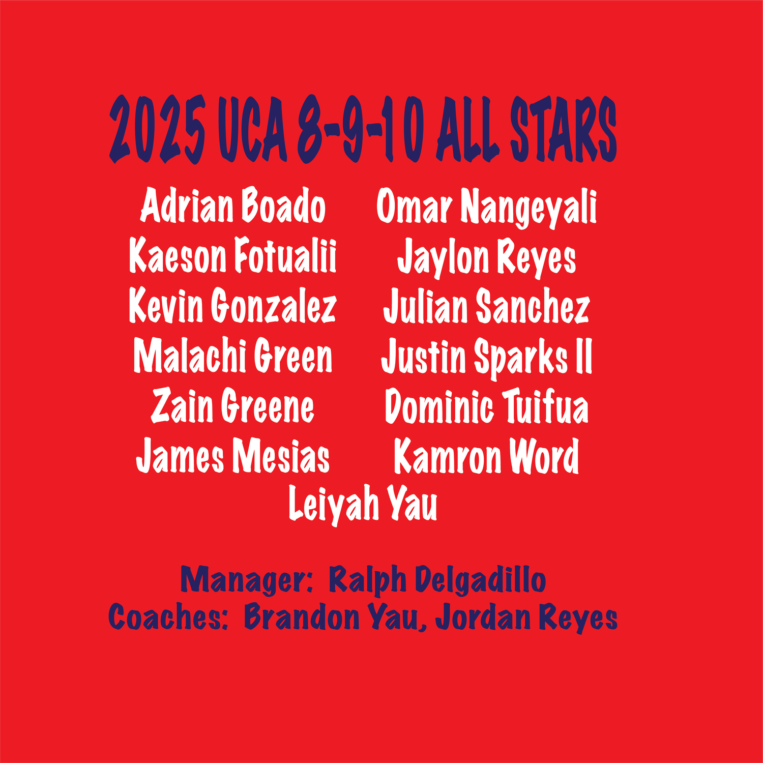 2025 8-9-10 ALL-STARS