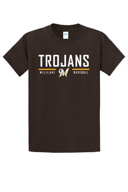 Mililani Baseball - Short-Sleeve Cotton Shirt