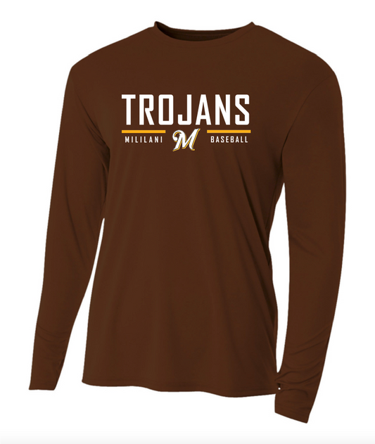Mililani Baseball - Drifit Long-Sleeve Shirt