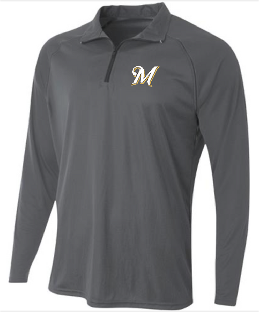 Mililani Baseball - 1/4 Zip Drifit Long-Sleeve Shirt